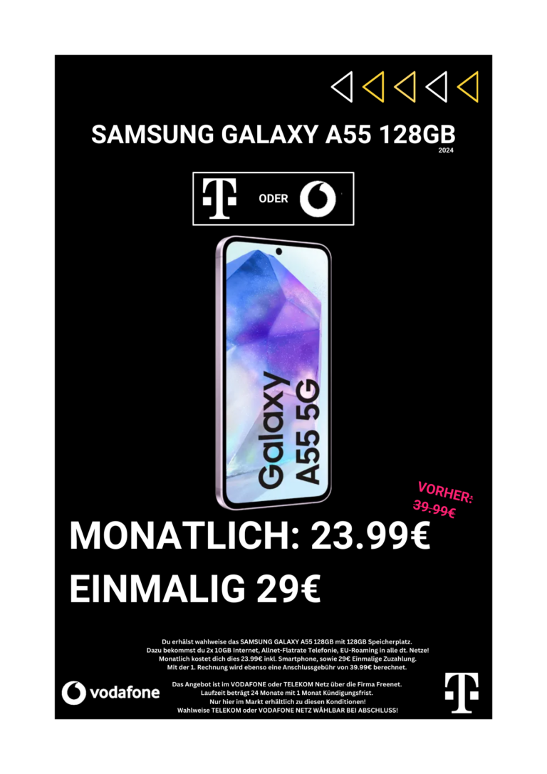 Samsung Galaxy A55 Vodafone TELEKOM Chemnitz